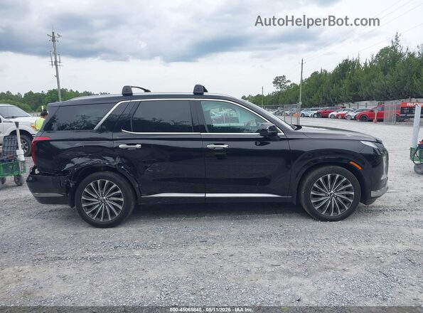 KM8R7DGE5PU628128 2023 HYUNDAI PALISADE Black უკანა სალონის ხედი