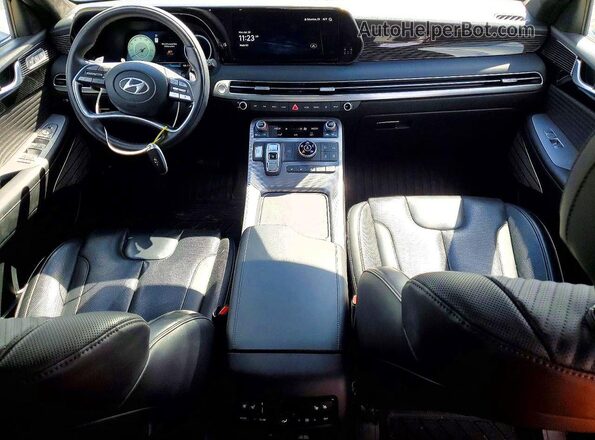KM8R7DGE6SU869785 2025 HYUNDAI PALISADE Gray Dashboard view