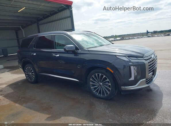 KM8R7DGE7RU666463 2024 HYUNDAI PALISADE Gray Widok wnętrza z tyłu