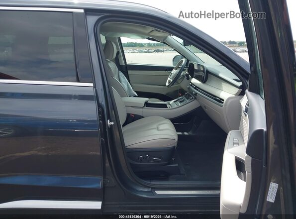 KM8R7DGE7RU666463 2024 HYUNDAI PALISADE Gray Widok wnętrza z przodu