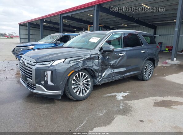 KM8R7DGE7RU666463 2024 HYUNDAI PALISADE Gray Widok z przodu