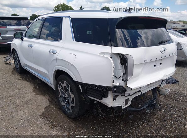 KM8R7DHE0MU278840 2021 HYUNDAI PALISADE White Rear left