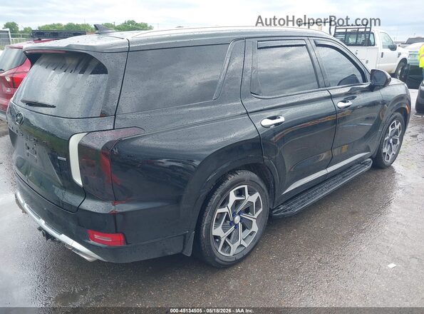 KM8R7DHE1MU178908 2021 HYUNDAI PALISADE Черный Задняя правая четверть