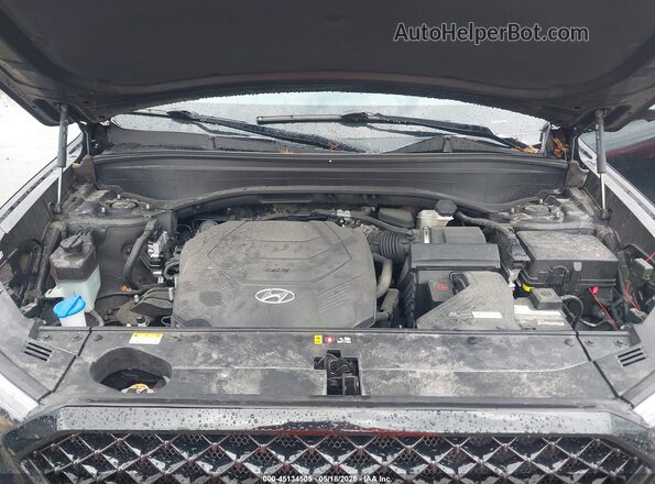 KM8R7DHE1MU178908 2021 HYUNDAI PALISADE Черный Вид сзади