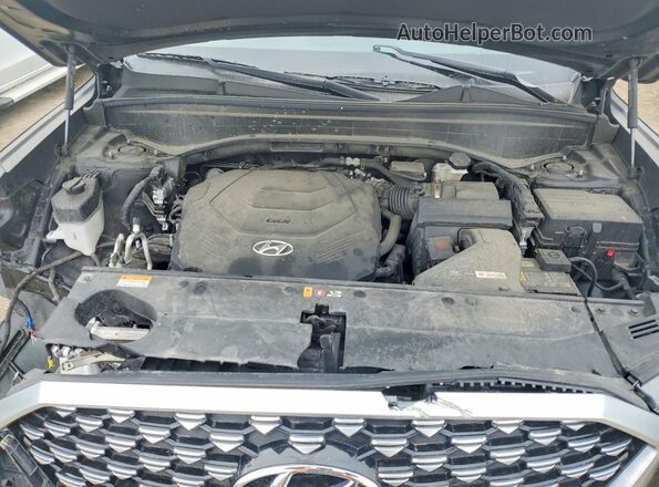 KM8R7DHE1MU315975 2021 HYUNDAI PALISADE Черный Вид подкапотного пространства