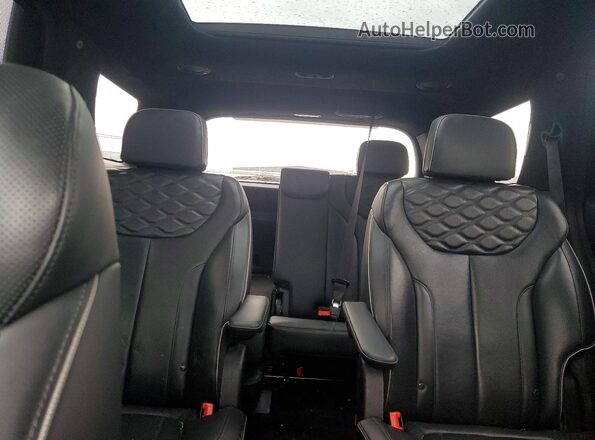 KM8R7DHE1MU315975 2021 HYUNDAI PALISADE Черный Вид задних сидений