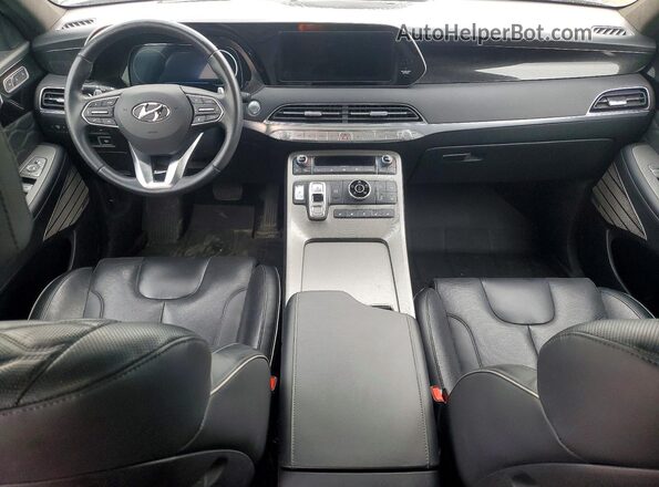 KM8R7DHE1MU315975 2021 HYUNDAI PALISADE Черный Вид панели приборов