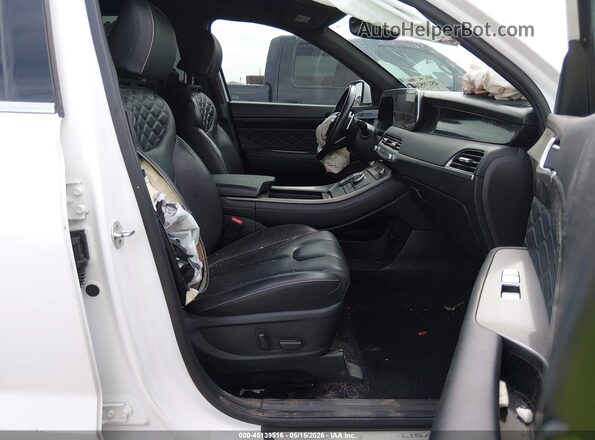 KM8R7DHE5MU195694 2021 HYUNDAI PALISADE White Вид салону спереду