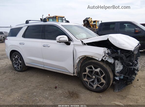 KM8R7DHE5MU195694 2021 HYUNDAI PALISADE White Панорамний вид салону 360°