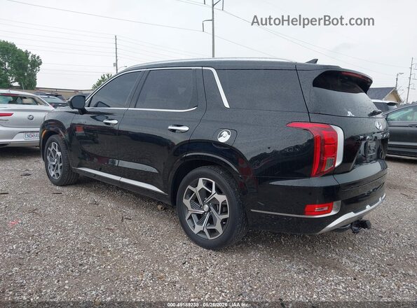 KM8R7DHE9NU368232 2022 HYUNDAI PALISADE Black უკანა მარცხენა