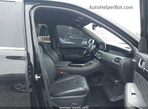 KM8R7DHE9NU368232 2022 HYUNDAI PALISADE Black წინა სალონის ხედი