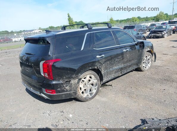 KM8R7DHEXMU180012 2021 HYUNDAI PALISADE Black Հետևի աջ