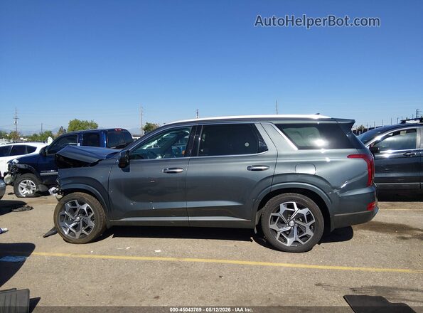 KM8R7DHEXNU476116 2022 HYUNDAI PALISADE Gray 