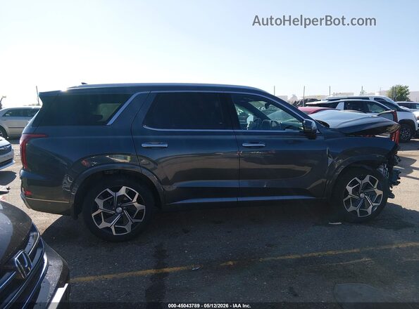 KM8R7DHEXNU476116 2022 HYUNDAI PALISADE Gray სალონის 360-გრადუსიანი ხედი