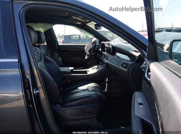 KM8R7DHEXNU476116 2022 HYUNDAI PALISADE Gray წინა სალონის ხედი