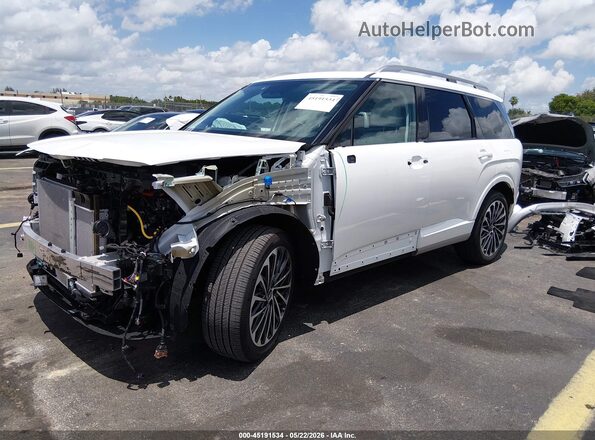 KM8RM5SA7TU027557 2026 HYUNDAI PALISADE HEV White წინა მარცხენა ხედი სამი მეოთხედიდან
