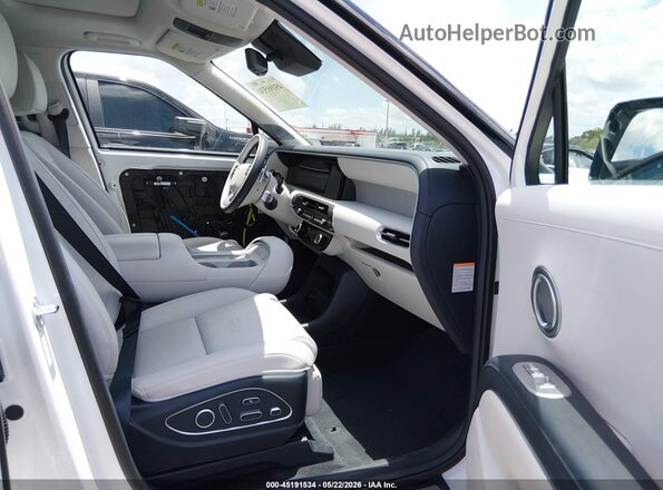KM8RM5SA7TU027557 2026 HYUNDAI PALISADE HEV White წინა სალონის ხედი