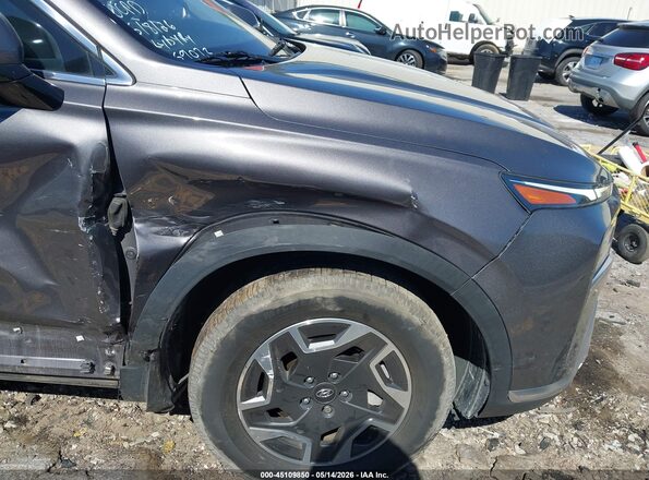 KM8S2DA13NU025617 2022 HYUNDAI SANTA FE HYBRID Gray წინა ხედი