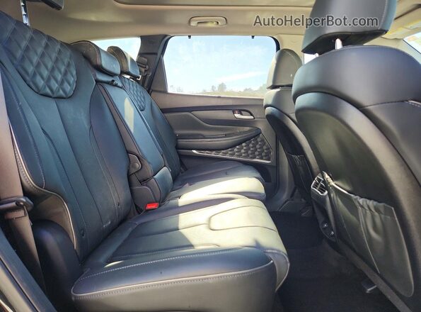 KM8S3DA13MU008375 2021 HYUNDAI SANTA Black Вид задньої частини салону