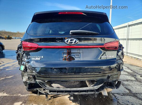 KM8S3DA13MU008375 2021 HYUNDAI SANTA Black Вид ззаду