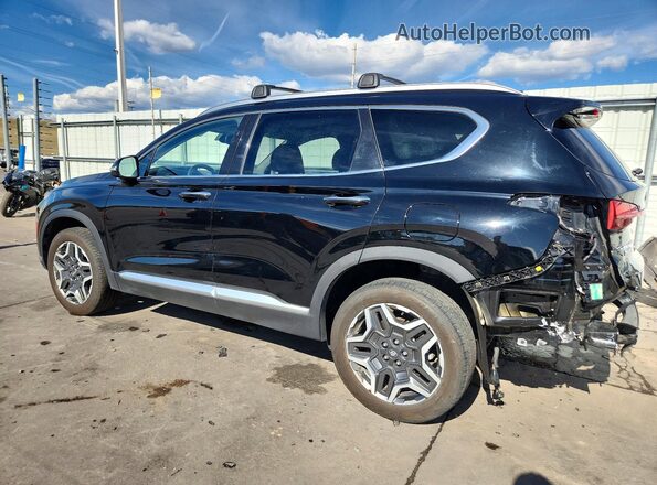 KM8S3DA13MU008375 2021 HYUNDAI SANTA Black Задня ліва чверть