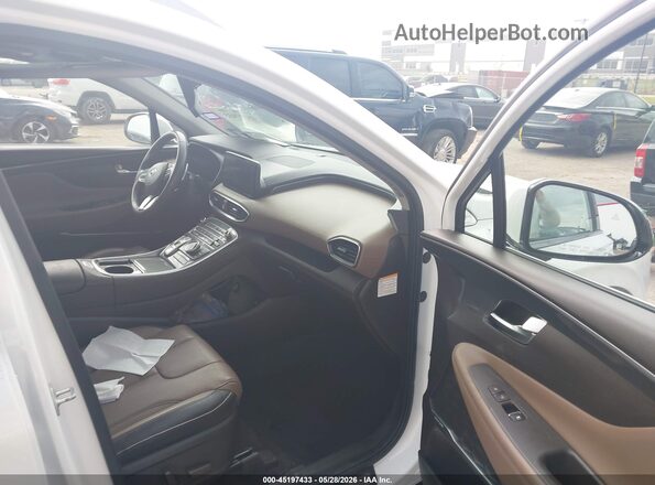 KM8S3DA19NU052656 2022 HYUNDAI SANTA FE HYBRID White Front interior view