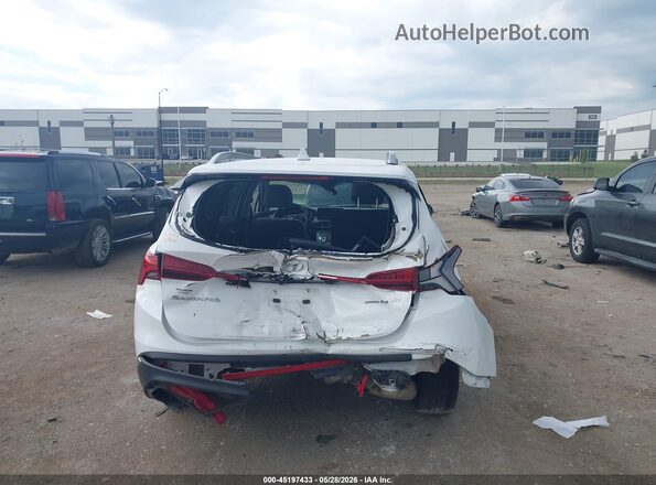 KM8S3DA19NU052656 2022 HYUNDAI SANTA FE HYBRID White 