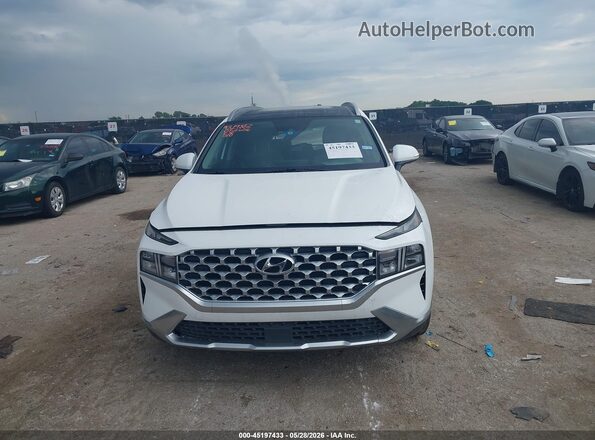 KM8S3DA19NU052656 2022 HYUNDAI SANTA FE HYBRID White Dashboard view