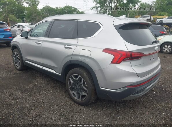 KM8S3DA1XMU010883 2021 HYUNDAI SANTA FE HYBRID Beige Задня ліва чверть