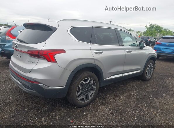 KM8S3DA1XMU010883 2021 HYUNDAI SANTA FE HYBRID Beige Задня права чверть