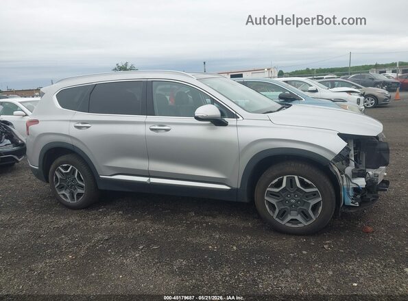 KM8S3DA1XMU010883 2021 HYUNDAI SANTA FE HYBRID Beige Вид задньої частини салону