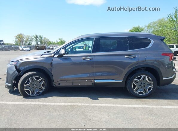 KM8S5DA10NU051065 2022 HYUNDAI SANTA FE HYBRID Серый Панорамный вид салона 360°