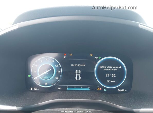 KM8S5DA10NU051065 2022 HYUNDAI SANTA FE HYBRID Серый Вид задних сидений