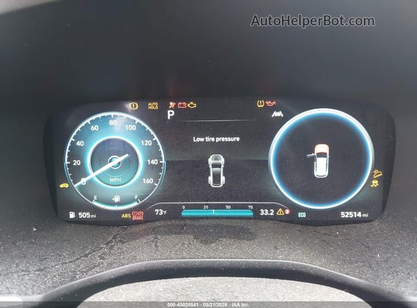 KM8S5DA11NU030290 2022 HYUNDAI SANTA FE HYBRID White 