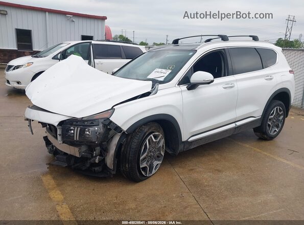 KM8S5DA11NU030290 2022 HYUNDAI SANTA FE HYBRID White 