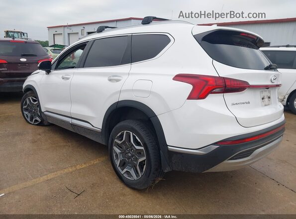 KM8S5DA11NU030290 2022 HYUNDAI SANTA FE HYBRID White 