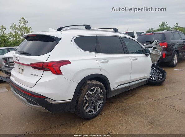 KM8S5DA11NU030290 2022 HYUNDAI SANTA FE HYBRID White 
