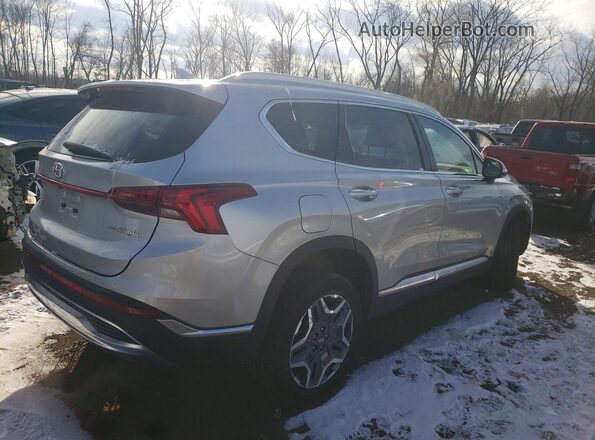 KM8S6DA23PU097336 2023 HYUNDAI SANTA Silver Trasero derecho
