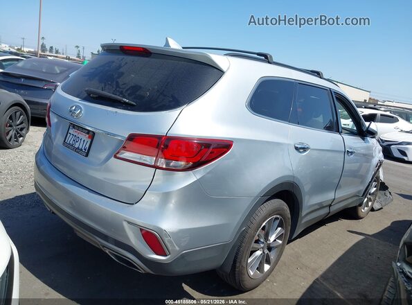 KM8SM4HF0HU240680 2017 HYUNDAI SANTA FE Silver Trasero derecho