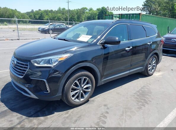 KM8SM4HF2HU169756 2017 HYUNDAI SANTA FE Black Front left