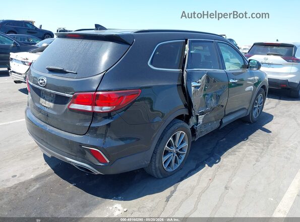 KM8SM4HF2HU169756 2017 HYUNDAI SANTA FE Black Rear right