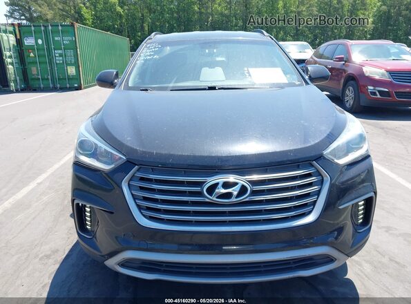 KM8SM4HF2HU169756 2017 HYUNDAI SANTA FE Black Instrument cluster view