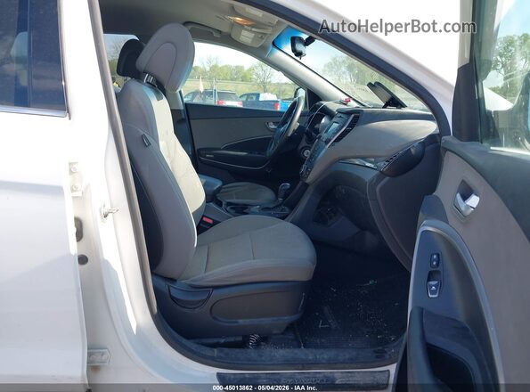 KM8SM4HF4GU155713 2016 HYUNDAI SANTA FE White Սալոնի դիմացի տեսք