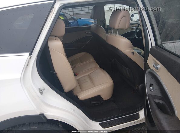 KM8SM4HF4HU183819 2017 HYUNDAI SANTA FE White Widok naklejki z numerem VIN
