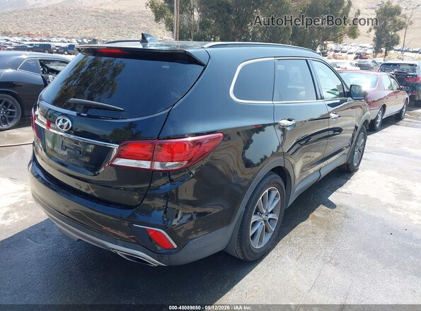 KM8SM4HF6JU269669 2018 HYUNDAI SANTA FE Black Հետևի աջ