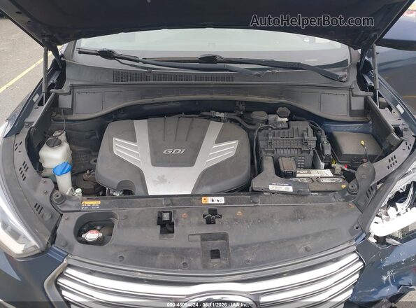 KM8SMDHF2HU215411 2017 HYUNDAI SANTA FE Синий Вид сзади