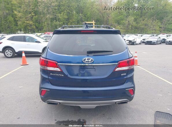 KM8SMDHF2HU215411 2017 HYUNDAI SANTA FE Синий 