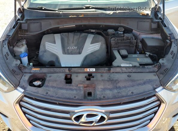 KM8SMDHF2HU234329 2017 HYUNDAI SANTA Silver 