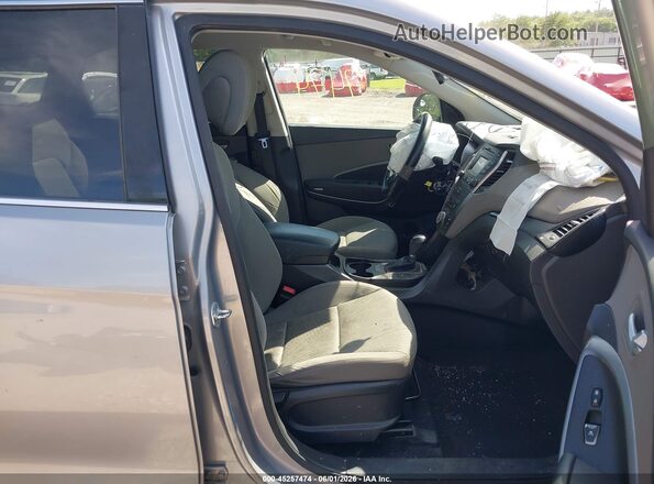 KM8SMDHF5GU162718 2016 HYUNDAI SANTA FE Silver Սալոնի դիմացի տեսք
