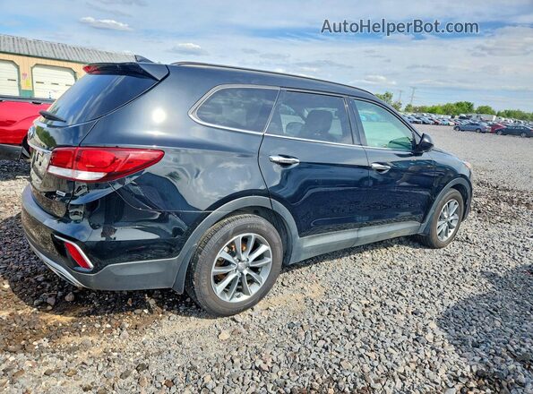 KM8SMDHF8JU295089 2018 HYUNDAI SANTA Black უკანა მარჯვენა